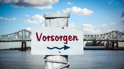 Schild 387 - Vorsorgen