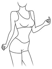 Graceful female figure