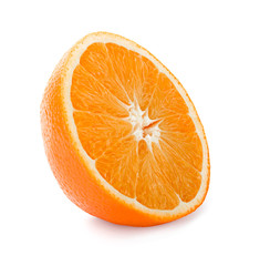 Orange. Isolated on White Background.