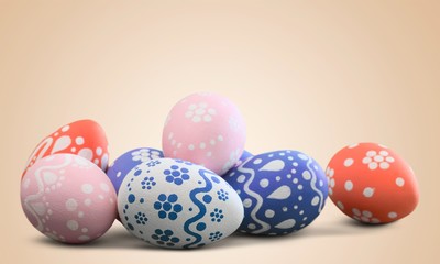 Easter eggs painted.