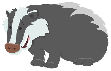 badger animal cartoon illustration