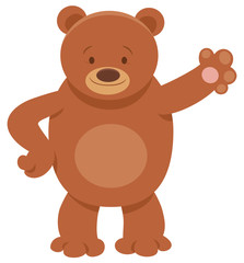 cute bear cartoon animal character
