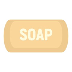Soap icon. Flat illustration of soap vector icon for web design