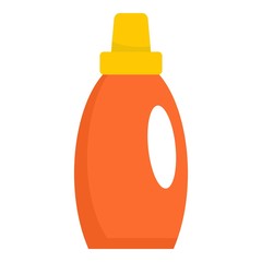 Cleaner wash bottle icon. Flat illustration of cleaner wash bottle vector icon for web design