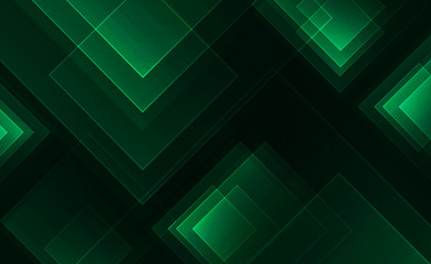 Abstract green squares. Graphic resources design template. Vector illustration