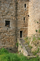 Medieval castle in Dinan (Brittany - France)