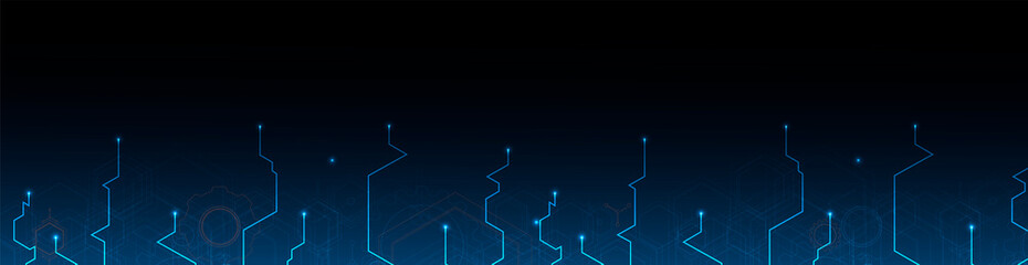 Abstract tech background. Futuristic technology interface