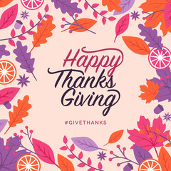 Happy thanksgiving holiday design