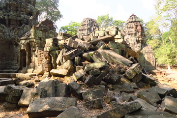 Ruines du temple d'Angkor 