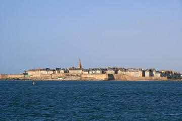 Atlantic littoral in Saint-Malo (Brittany - France)