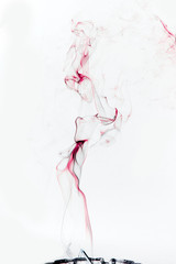 Abstract smoke on white background 17