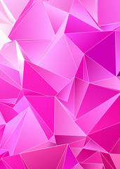Obraz premium Abstract Low-Poly background. triangulated texture. Design 3d. Polygonal geometrical pattern. Triangular modern style