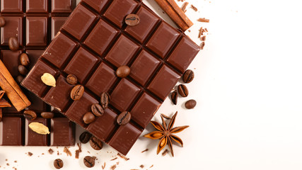 chocolate bar with spices