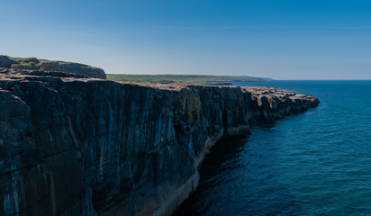Irlanda, Parco Nazionale del Burren (Boireann), le scogliere.