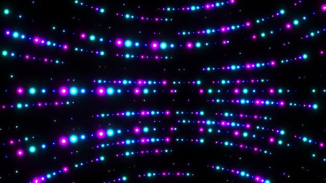 Glow Lights Loop Video- 3D Animation