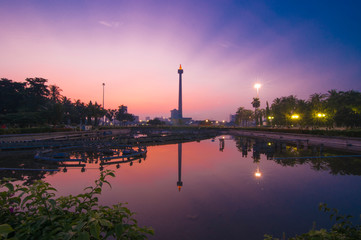 Fototapeta na wymiar Monumen Nasional Jakarta