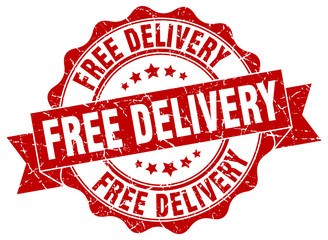 free delivery stamp. sign. seal