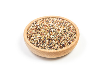 quinoa collection isolated on white background