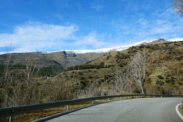 Region um Trevélez in Andalusien, Südspanien