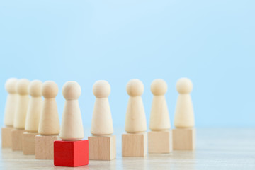 Human resource management, finding business people and business team With business leader concepts-Image.