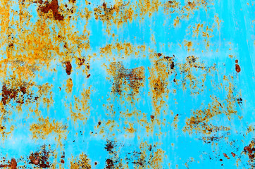 Blue rusty texture