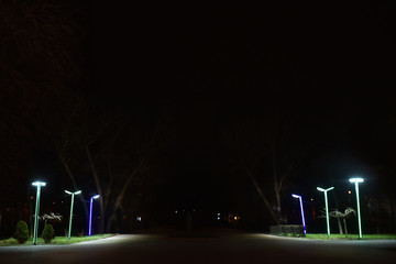 street led lamp pillar