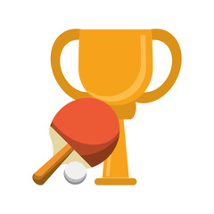 Ping pong trophy cup championship