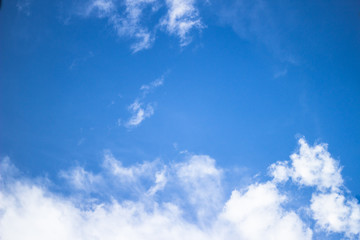 Fototapeta premium Texture of sky in the afternoon of the day with contrast of cloud and sky
