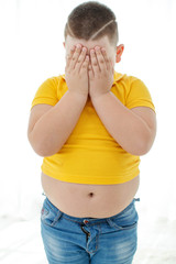 A child with overweight 