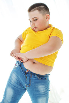 A child with overweight 
