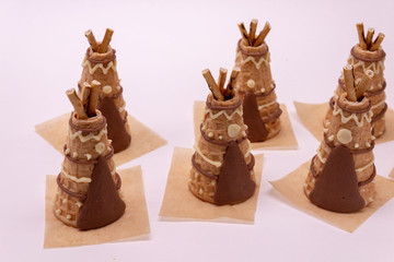 Wigwam waffle cookies, kids treat