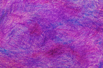 Pastel pen (oil pen) violet and lilac abstract drawing , background