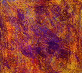 Pastel pen (oil pen) bright abstract drawing , background
