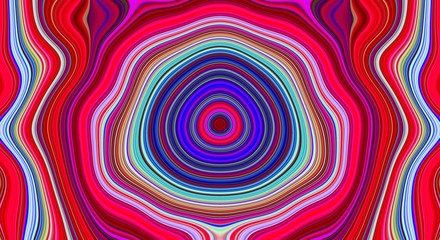 Fototapeta na wymiar Psychedelic abstract pattern and hypnotic background for trend art, illustration hippie.