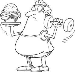 exercise or food