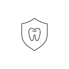 Teeth Protection Icon.