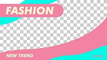 Modern Fashion Beauty Banner Template Design Vector