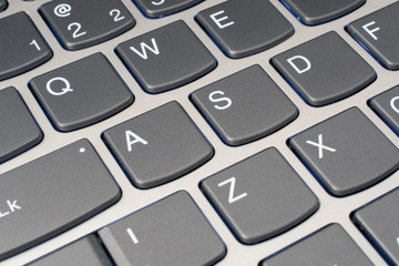 Computer keyboard closeup