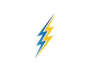 flash power thunder illustration vector