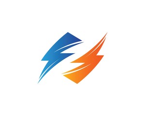 flash power thunder illustration vector