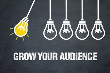Fototapeta premium Grow your Audience