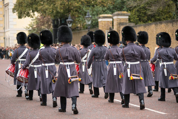 Changing the Guard parade, London