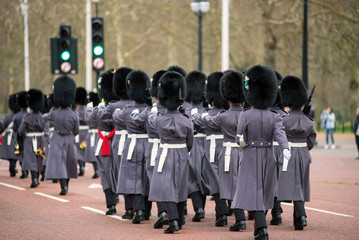 Changing the Guard parade, London