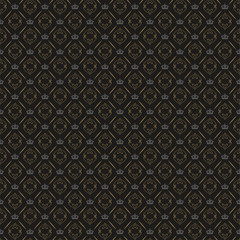 dark vintage wallpaper texture  seamless pattern vector image