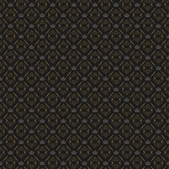 dark vintage wallpaper texture  seamless pattern vector image