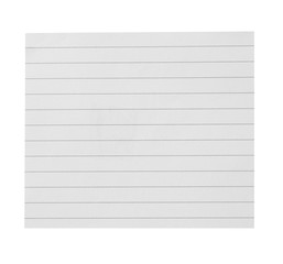 white paper ripped message torn