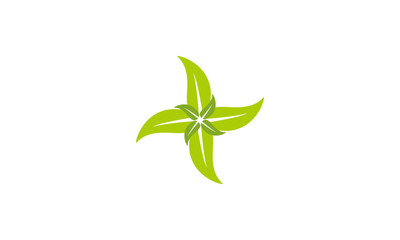 icon leaf green