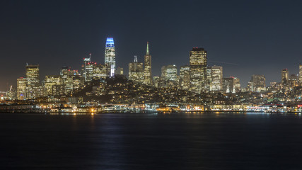 Fototapeta na wymiar San Francisco by night