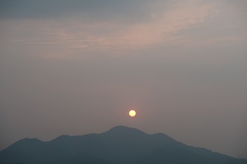 Fototapeta premium Hong Kong Sunset 