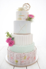 Wedding cake isolated